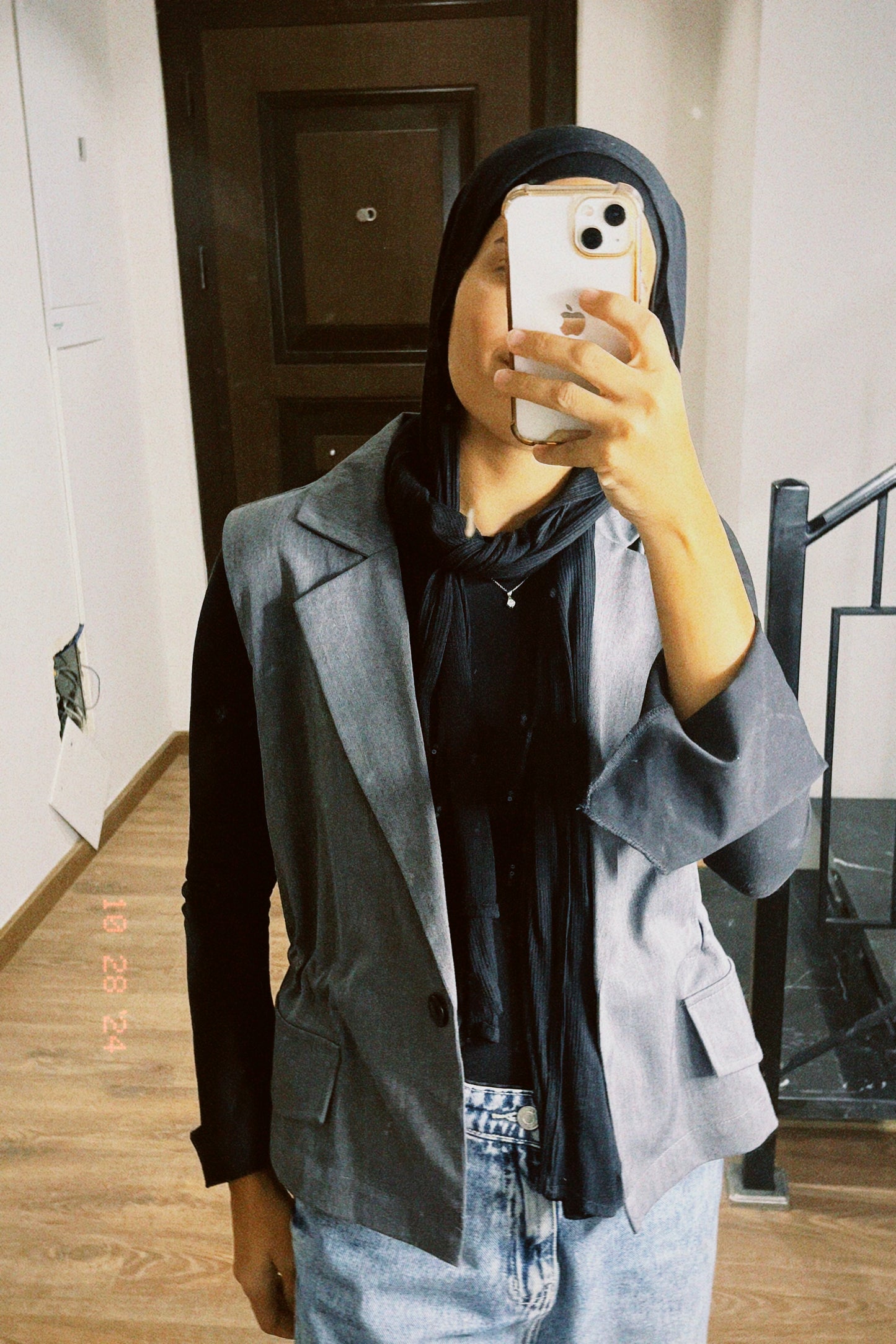 Woman in Grey // Wool Vest