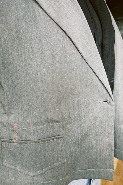 Woman in Grey // Wool Vest